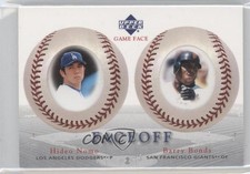 2003 Upper Deck Game Face Faceoff Hideo Nomo Barry Bonds #183 8u9