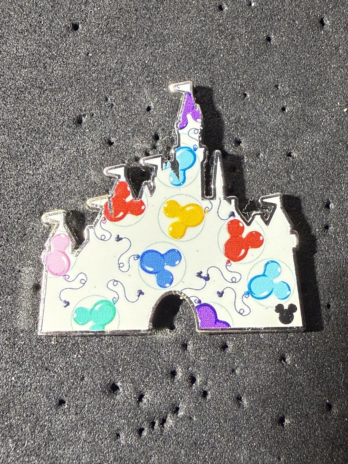 Mickey Mouse Shaped Balloons Castle Hidden Mickey Disney Pin
