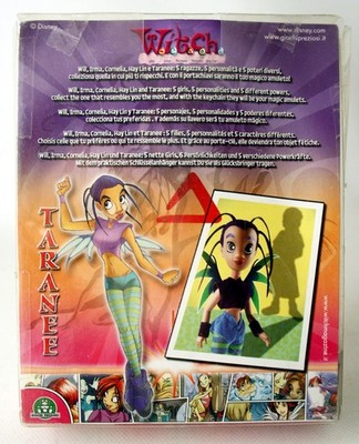 RARE DISNEY W.I.T.C.H. TARANEE DOLL FIGURE + KEYCHAIN GIOCHI NEW