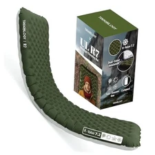  Sleeping Pad for Camping– Ultra-Lightweight, 4" Thick Camping Mat with 7.2 R 