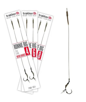NEW 2025 Trakker Ronnie Rig Fishing Ready Rigs Micro Barb ALL
