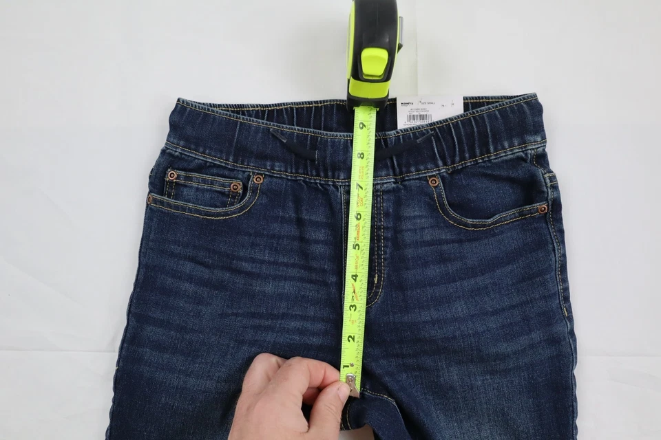 Sonoma мальчиков молодежи маленький (S) тянуть на джинсовой ткани эластичной темно-синий Jean шорты - Изображение 3 из 4