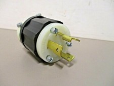 Leviton 2621 Twist-Lock Plug Cord End 30A 250V 2-Pole 3-Wire Grounded