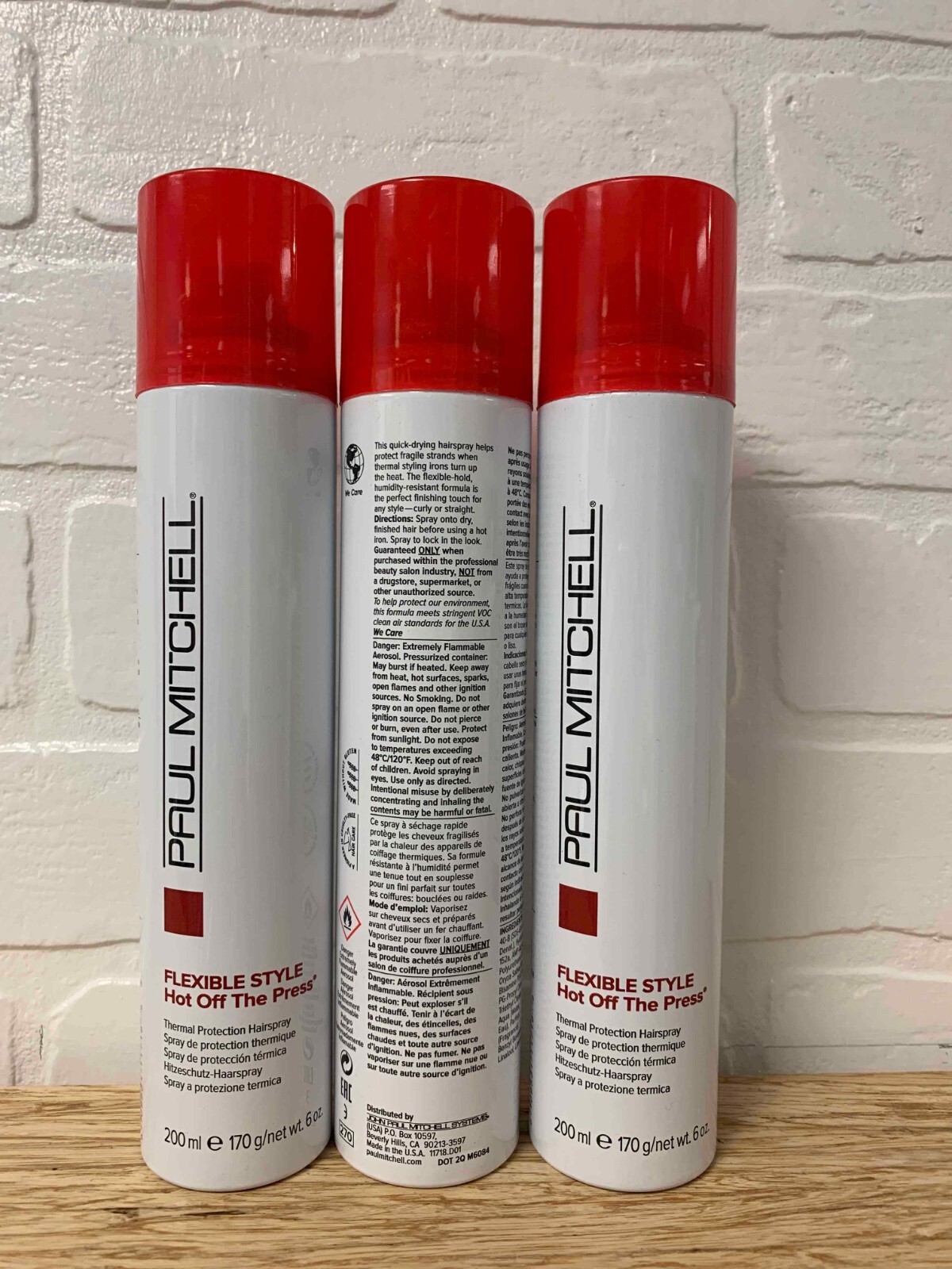 Paul Mitchell Hot Off The Press Hairspray 6 oz (3-PACKS) !!GREAT DEAL!!