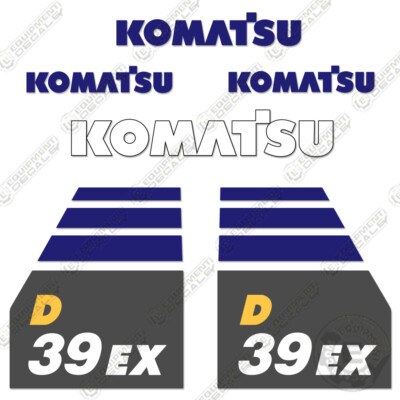 Fits Komatsu D39EX-23 Decal Kit Dozer Sticker Replacements D39EX-24
