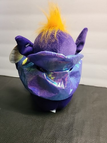 Juguete de peluche cantante de colección DanDee con cuernos de un ojo púrpura para personas funciona 9"/1023 - Imagen 6 de 9