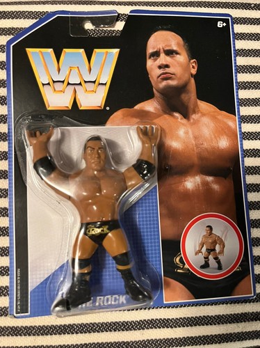 WWE Mattel Retro Series 2 THE ROCK Wrestling NEW W...