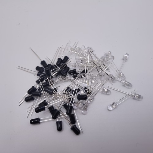 3mm 5mm IR LED Emitting Diode 850nm 940nm Emitter Receiver Infrared Transmitter - Picture 7 of 8