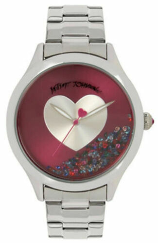 ?Betsey Johnson Women’s Black Heart with Multi Swarovski Crystals Watch Betsey Johnson Women main image 3