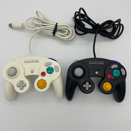 Nintendo Official Game Cube controller White & Black set/ Gamecube Wii GC switch - Picture 2 of 16