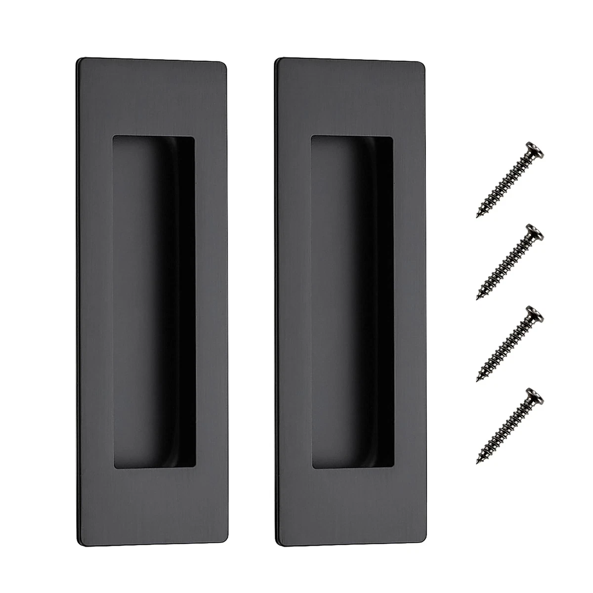 Pernos De Barril Con Cuello De 75mm, Níquel Satinado - Para Puertas Correderas O De Baño (paquete De 2)