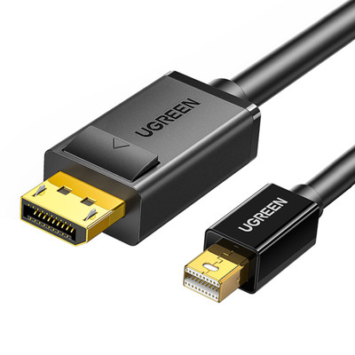 1,5m langer Ugreen Mini DisplayPort - DisplayPort Kabel in schwarz