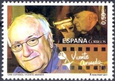 Espagne 2017 Edifil 5152 Sceau ** Personnages Réalisateur Cinéma Vicente Aran...