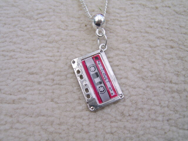 Stunning Cassette Tape Necklace Kitsch 80s Retro. Must see Stunning Cassette Tape Necklace Kitsch 80s Retro. Must see