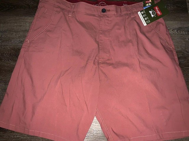 salmon pink shorts