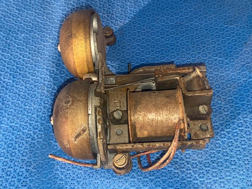 Timbre de campana de latón doble teléfono vintage C4A Loc D - Imagen 9 de 12