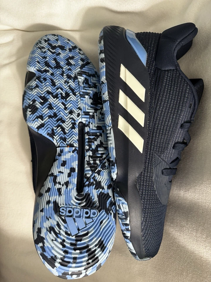 adidas Pro Bounce 2019 Low, F97286, Navy/White, Mens Basketball Shoes, Size 14 - Image 3 of 4