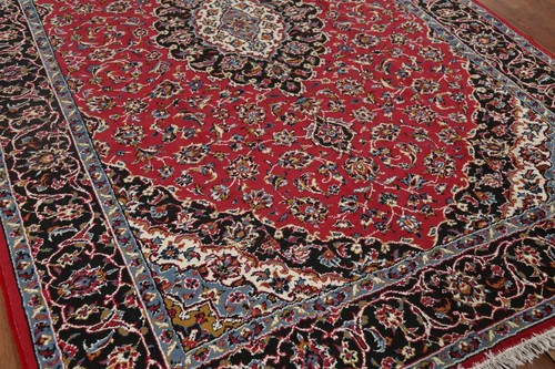 Living Room Turkish Floral Red 6x10 ft Area Rug Soft Pile Carpet - Picture 7 of 18