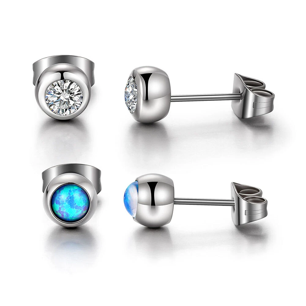 Her titanium stud earrings sale