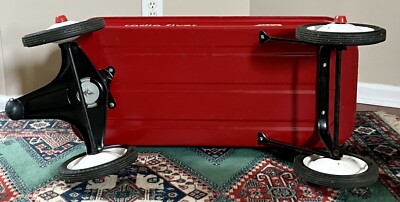 Vintage Radio Flyer 90 Red Wagon Good Solid Condition Classic