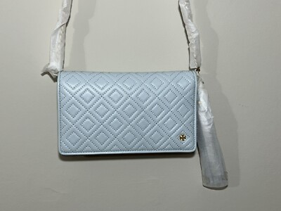 TORY BURCH FLEMING FLAT WALLET CROSS-BODY | eBay