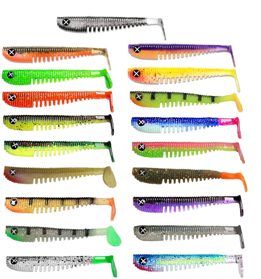 Monkey Lures 10cm King Lui - 5 Gummifische, Kunstköder, Raubfischköder, Köder