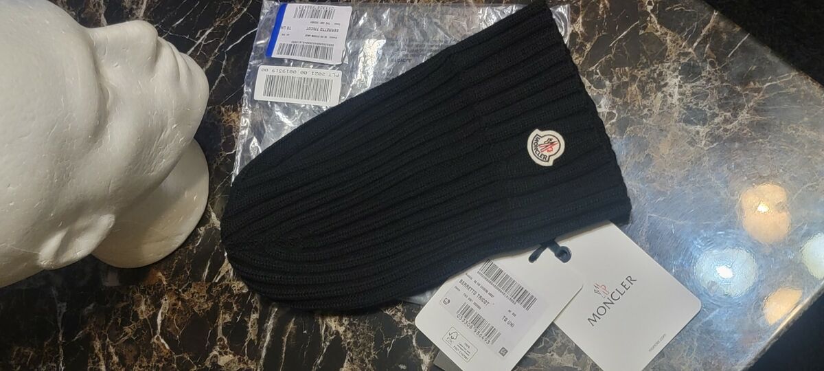 Moncler Berretto Tricot Rib-Knit Beanie ⚫ | eBay Moncler Berretto Tricot Rib-Knit Beanie ⚫ | eBay