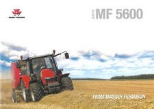 Farm Tractor Brochure - Massey Ferguson - MF 5610 et al 5600 series 2012 (F8464)