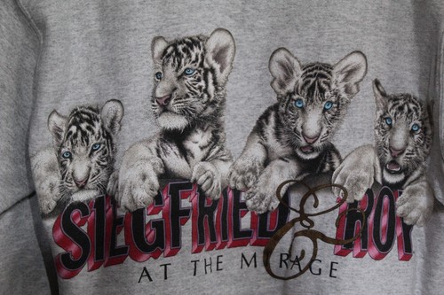 Siegfried and Roy at the Mirage Vintage Sweatshirt mit Rundhalsausschnitt Größe US Large Vegas - Bild 10 von 14