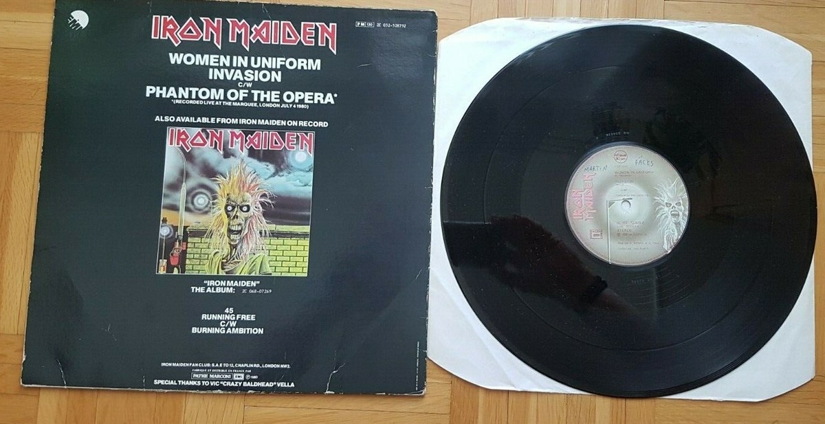 Iron Maiden / Women in Uniform Live EP /1980 EMI Records 12 