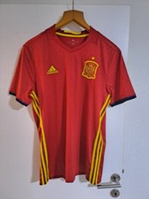 Vintage Spain Football Team 2015/2016 Home Adidas Football Soccer Jersey Shirt L