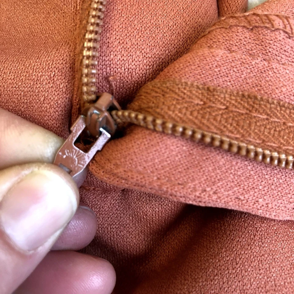 Pantalones Hippie De Colección Años 70 Wrangler Mod MAUVE Albaricoque Campana Parte Inferior Disco Fiesta GOLF 32 Foto 4 de 4