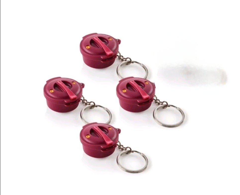 Tupperware Pressure Cooker Keychain Set Of 4 Pieces