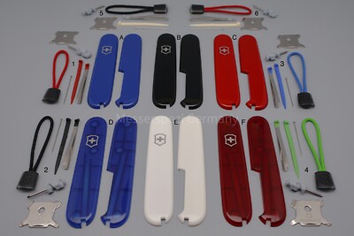 SCALES 91mm Victorinox Scales and Equipment (Quattro- and Mini Screwdriver)