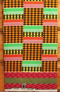 kente bold cloth yard bright african cotton per fabric colors sold