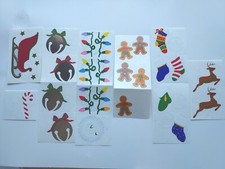 Vintage Christmas Mrs. Grossman s Sticker Lot Holiday Santa Tree Lights