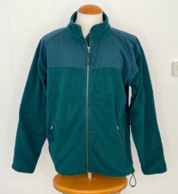 YMC you must create full zip fleece jacket mens XL teal