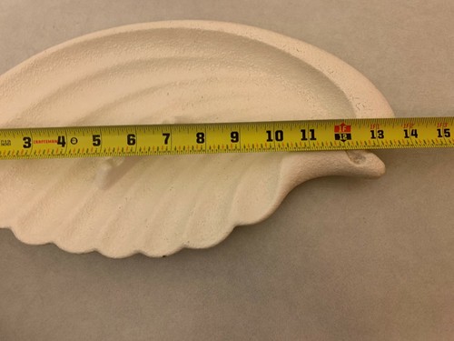 Royal Haeger No. 155 - Sea Shell Angel Wing - Ash Tray Ashtray - White Speckle - Picture 5 of 6