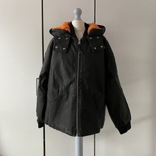 Free People Roxy Trapeze Vegan Leather Jacket Size S Hood
