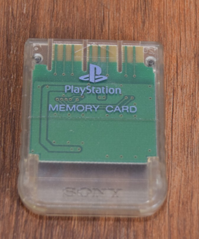 PS1 Official Memory Card (SCPH-1020) Playstation 1 one Vintage / Retro Gaming