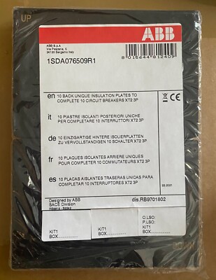 ABB  1SDA076509R1 Insulation Plates Pack of 10