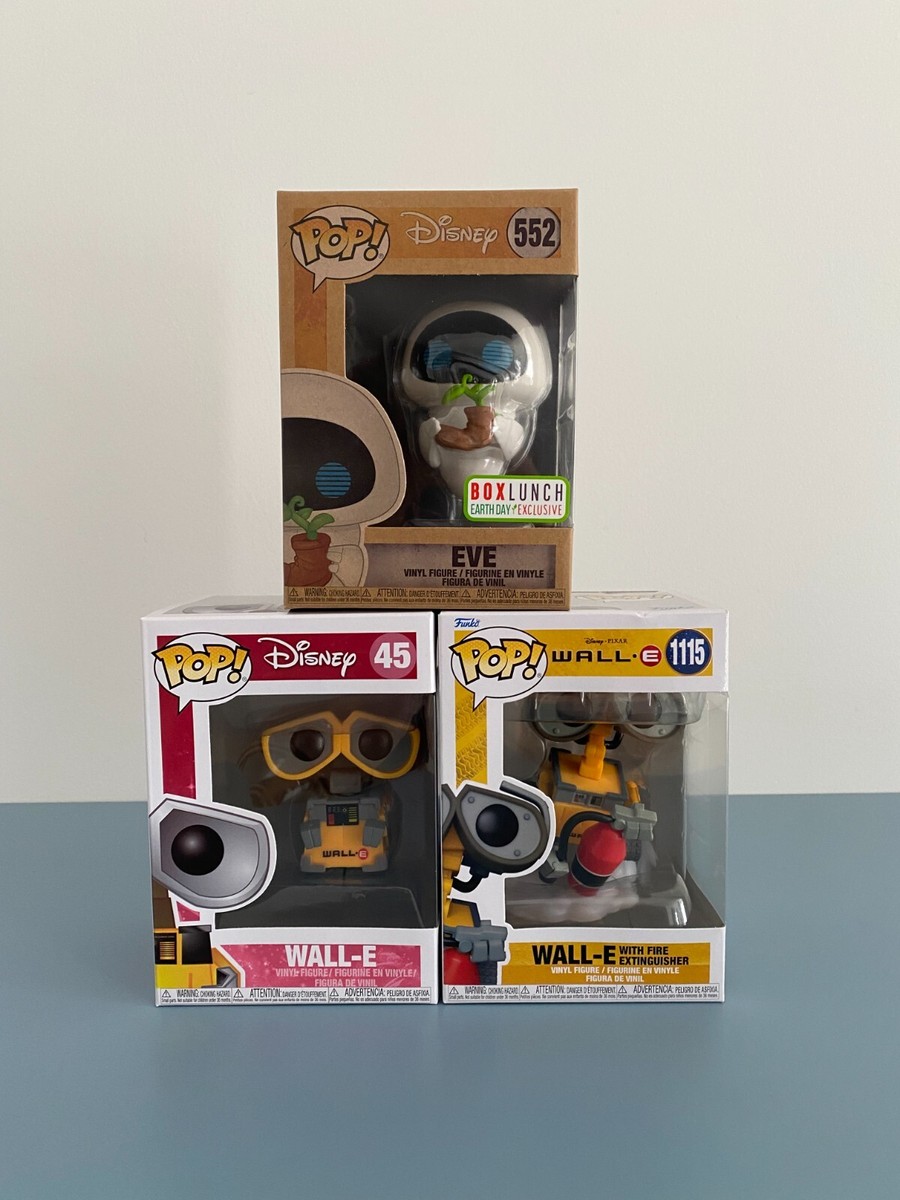 Funko Pop Disney Pixar Wall-E Set with Vaulted Earth Day