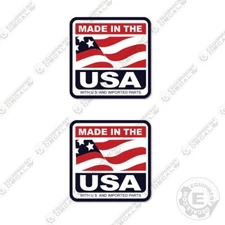 Fits Bobcat "MADE IN THE USA" Decal Kit 4" (Set of 2)