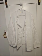 Best-Val White Chef Coat Sz XXL 52-54 New No Tags