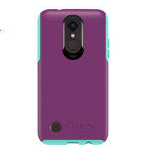 Funda serie OtterBox ACHIEVER para LG Phoenix 3 / Fortune / Risio 2 - púrpura/verde azulado