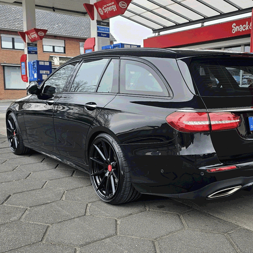 20 Zoll T3 concave Felgen 8,5+10x20 5x112 ET30-35 in schwarz für Mercedes - Bild 7 von 8