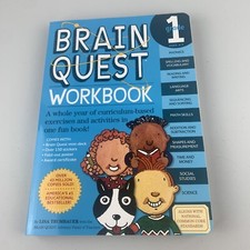 Brain Quest Workbook: Grade 1 - Paperback By Trumbauer, Lisa - ACCEPTABLE