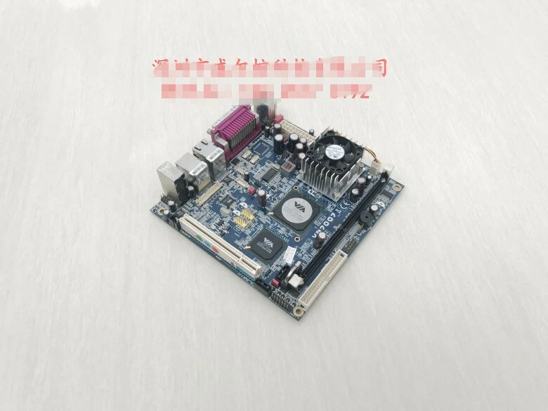 Placa madre industrial VIA VB7007Mini-ITX VB7007-16 SED DDR2 doble puerto de red Foto 2 de 3
