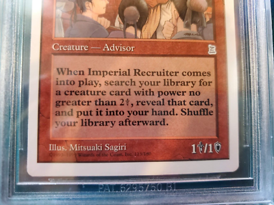 Imperial Recruiter * BGS 9.5 graded * MTG Portal Three Kingdoms