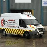 Schwarz DachträGer + LED Flecken FüR Ford Transit Mk9 2021 + M High Van Auto